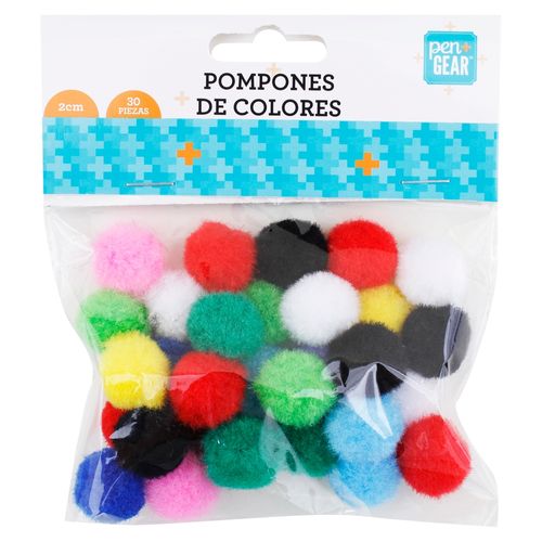 Pompom Pen + Gear 2cm 30p