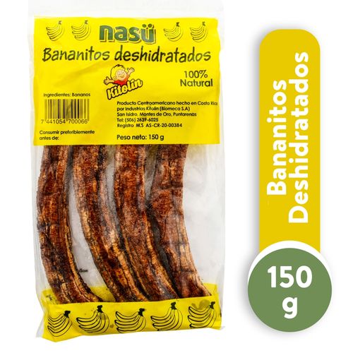 Bananitos Nasu deshidratados  - 150 g