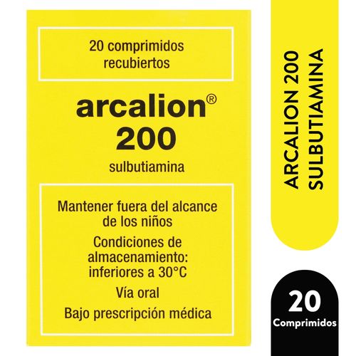 S-Arcalion 200 Mg  20 Comprimidos