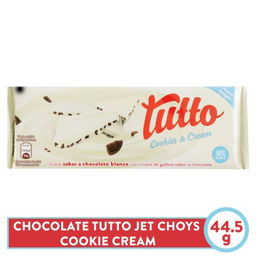 Chocolate Tutto, Blanco Cookies Cream -44 gr