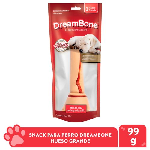 Snack DreamBone Para Perro Hueso Grande Unidad