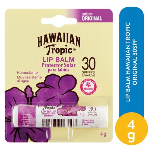 Protector solar Hawaiian Tropic lip para labios - 4 g