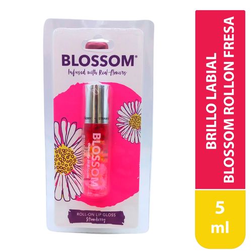 Brillo labial Blossom rollon fresa -5 ml