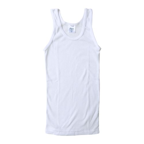 Camiseta Rib Reyco Para Niño De Tirantes, Color Blanco - Talla 8