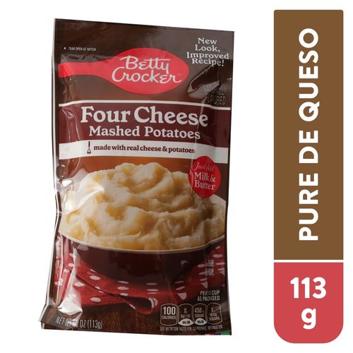Mezcla Para Pure Betty Crocker Cuatro Quesos -113 gr