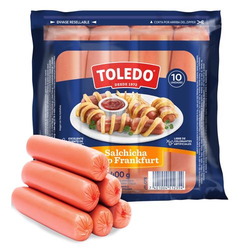 Salchicha Toledo frankfurt - 400 g