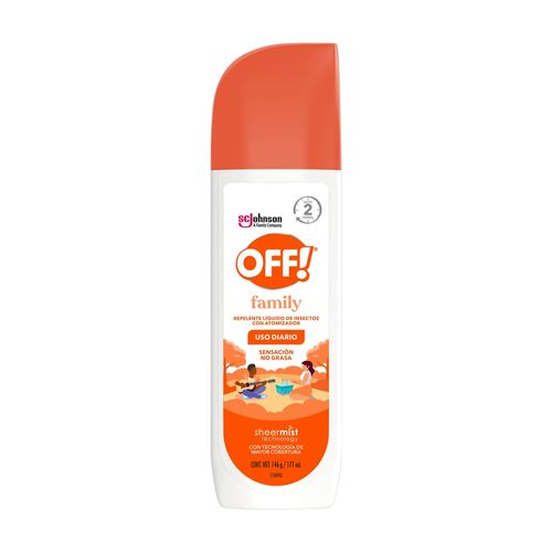 Repelente OFF! Family Líquido De Insectos Con Atomizador - 177ml