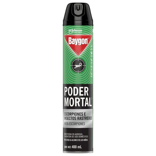 Insecticida Baygon Aerosol Poder Mortal -400ml