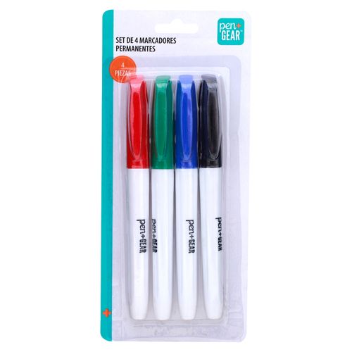 Marcadores permanentes Pen Gear, set -4 pzas