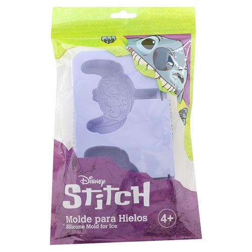 Moldes Lilo & Stitch de silicón para hielo resistentes y flexibles