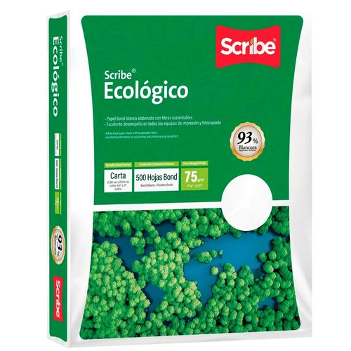 Papel Resma Scribe 500H Ecologico