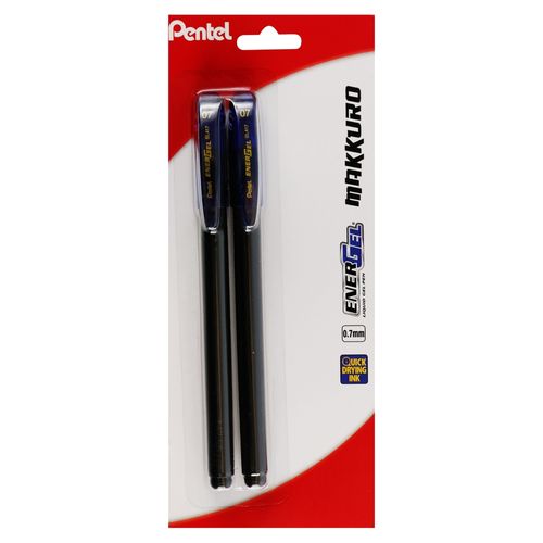 Bolígrafos Pentel energel punta 0.7 mm - 2 uds