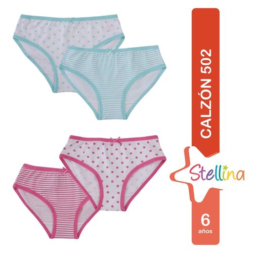 Calzon para niña Stellina talla 6 años -2 uds