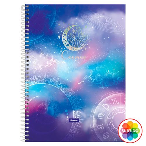 Cuaderno Foroni Tapa Dura Cosmos 80 Hojas