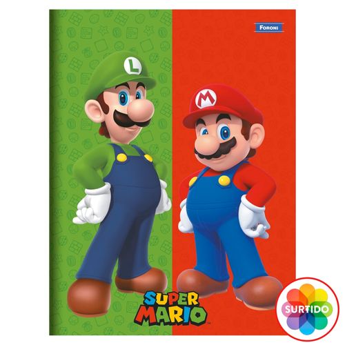 Cuaderno Foroni, Super Mario Surtido -100 hojas