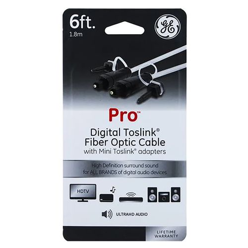 Cable Audio Ge optico con adaptador