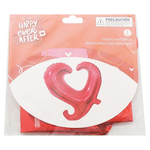 Globo Metalico De Corazon Sv