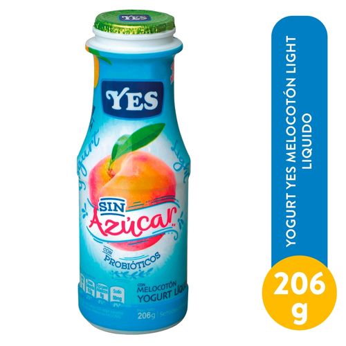 Yogurt Yes, con Melocotón Light Líquido - 206 g