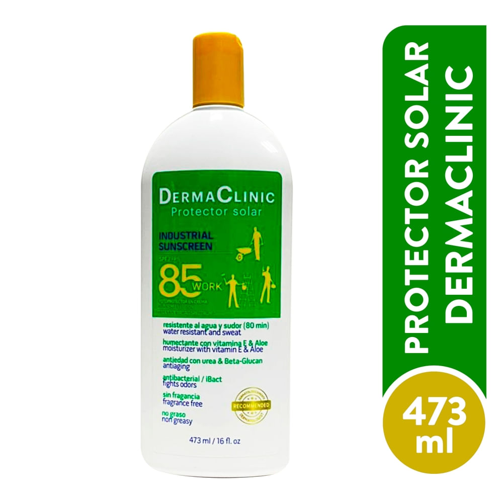 Dermaclinic Protector solar Derma Clinic industrial FPS 85 473 ml