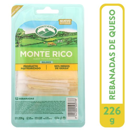 Queso Mv Montrico Balance - 2226 g