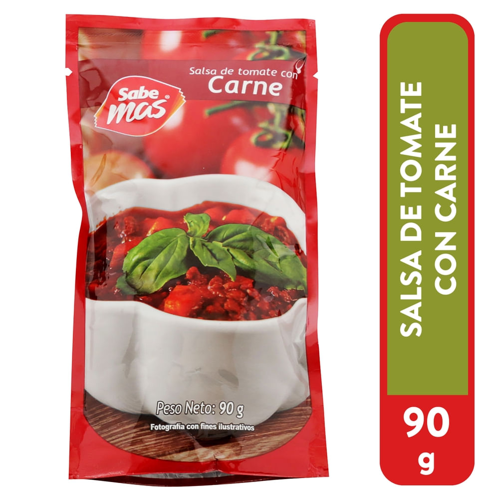 Sabemas Salsa Tomate Carne 90 g
