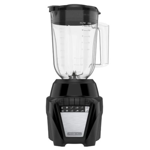 Licuadora Black & Decker Vidrio 8 Velocidades color Negra