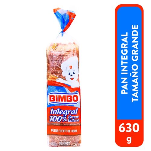 Pan Bimbo Sándwich Integral Fibra - 630g