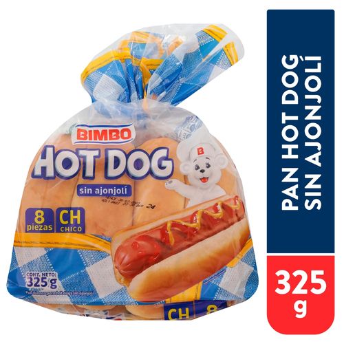 Pan Bimbo Bolleria Hot Dog - 325 g