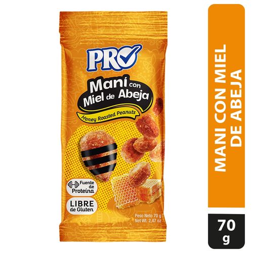 Mani Pro Con Miel De Abeja - 70 g