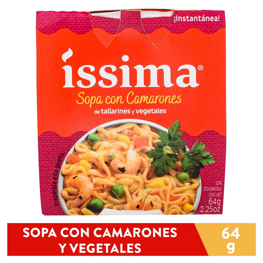 Issima Sopa instantánea camarón 64 g