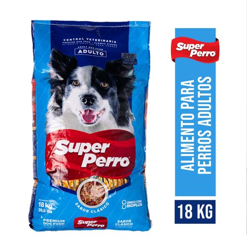Alimento para perro adulto Super Perro clasico -18 kg