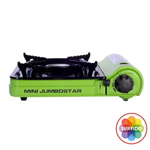 Cocina de gas portátil mini JumboStar para camping