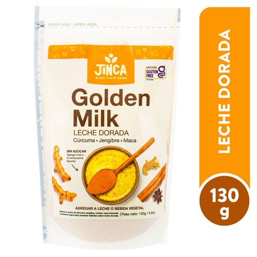Bebida Jinca golden milk en polvo - 130 g