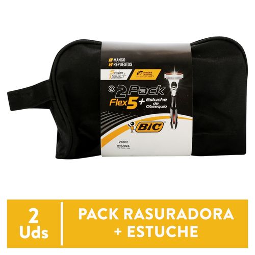 Rasuradora Bic Flex 2 Pack 5 Estuche