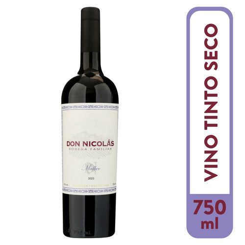 Vino Don Nicolás Malbec - 750 ml