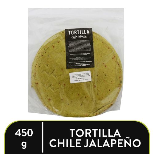 Tortilla De Jalapeno 450 Grs