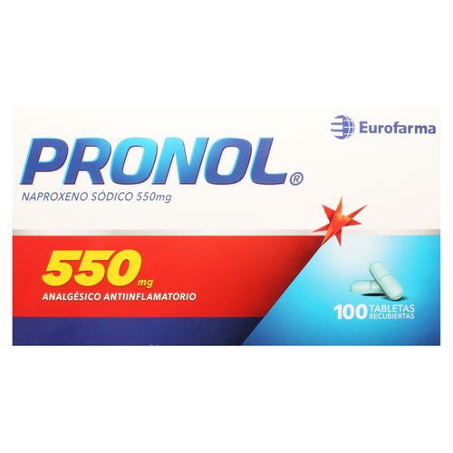 Pronol 550 Mg X 100 Tabletas