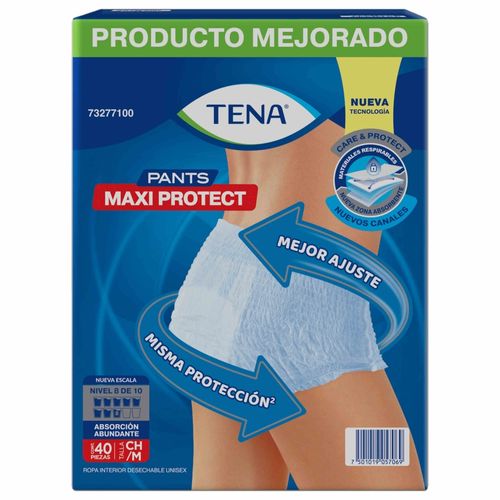 Pants Máxima Protección Tena Talla M, 40 unidades