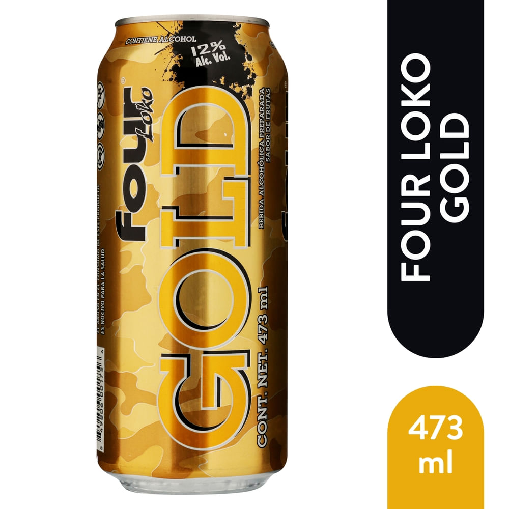 Comprar Bebida alcohólica Four Loko gold - 473 ml | Walmart Costa
