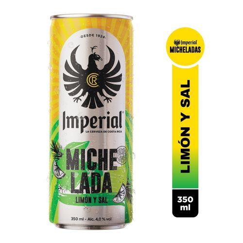 Cerveza Imperial Michelada Verde Limón y Sal - 350 ml