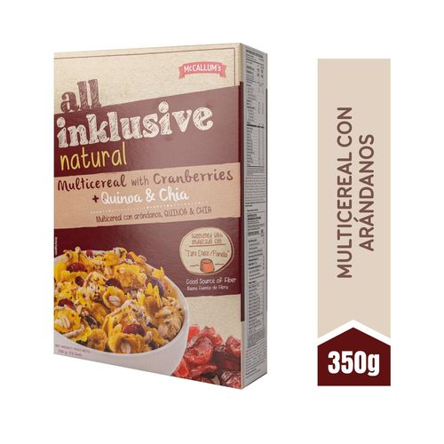 Cereal McCallum's Natural Arándano - 350 g