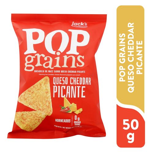 Snack Jacks Pop Grains queso picante - 50 g