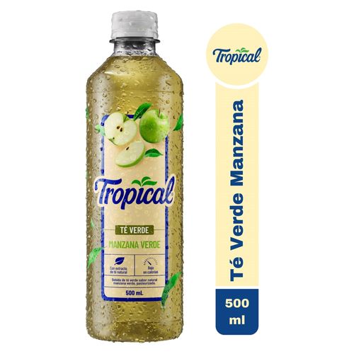 Refresco Tropical Te Verde Manzana Pet - 500ml
