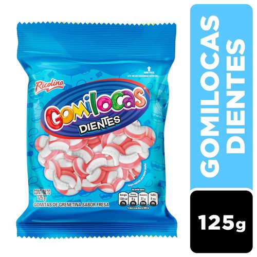 Gomitas Ricolino Gomilocas Dientes -125g