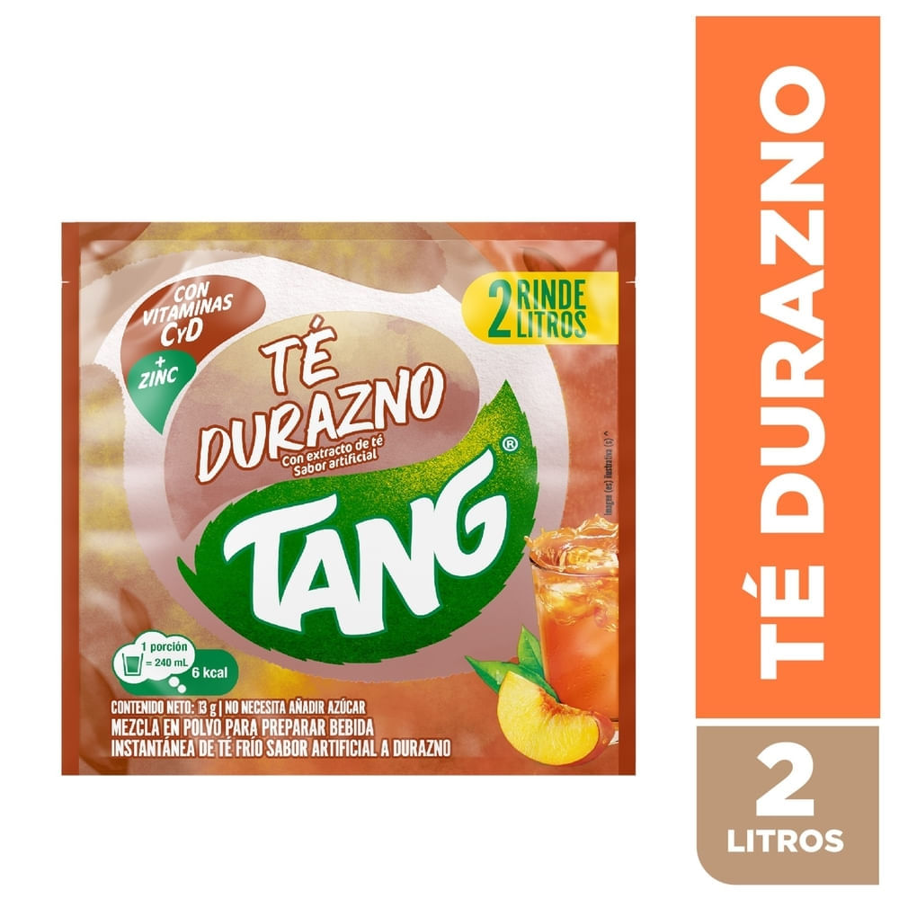 Tang Bebida en polvo de te durazno 13 g