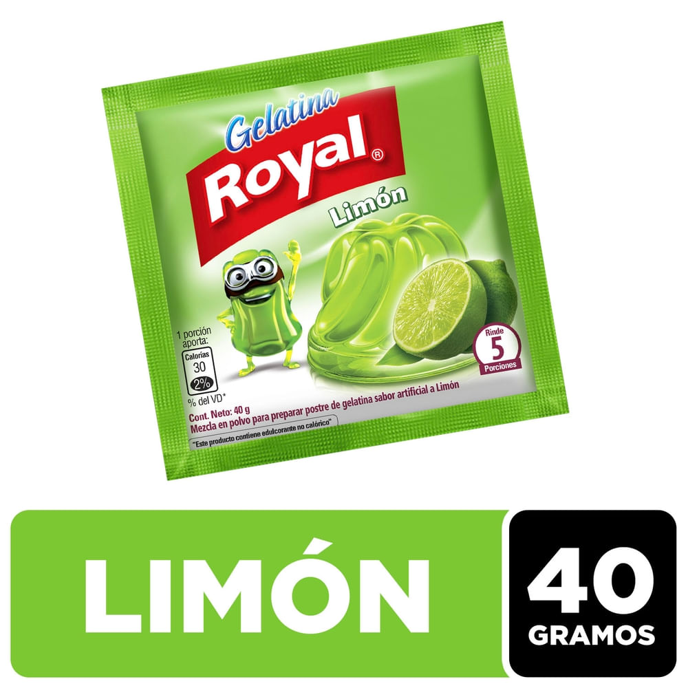 Royal Gelatina Limon 40 g