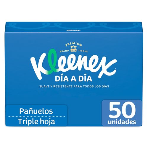 Pañuelos Faciales Kleenex - 50 Unidades