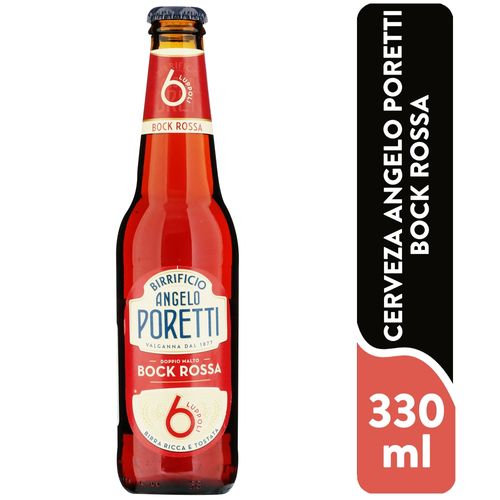 Cerveza Angelo Poretti bock rossa 6 luppoli - 330 ml