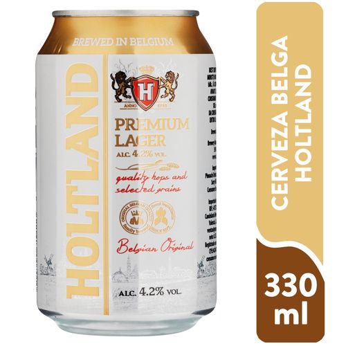 Cerveza Holtland original de belgica premium lager - 330 ml