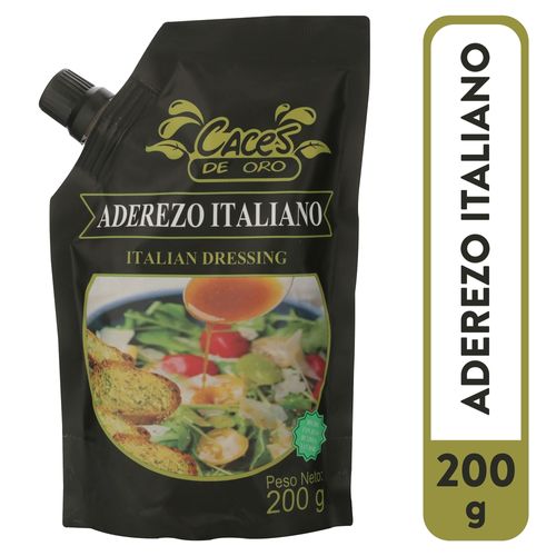 Aderezo Caces De Oro Italiano 200 Gr